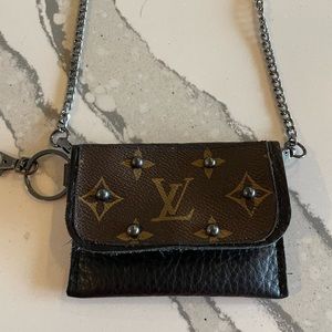 Authentic upcycled Louis Vuitton purse